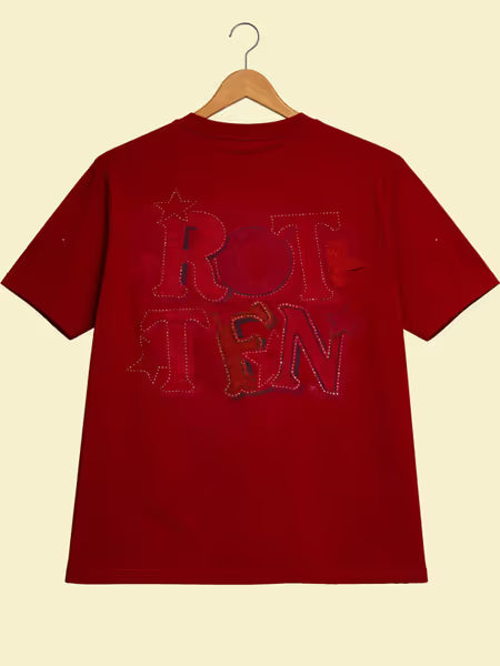 DRY ROT ROTTEN IN AMERICA TOUR TEE RED