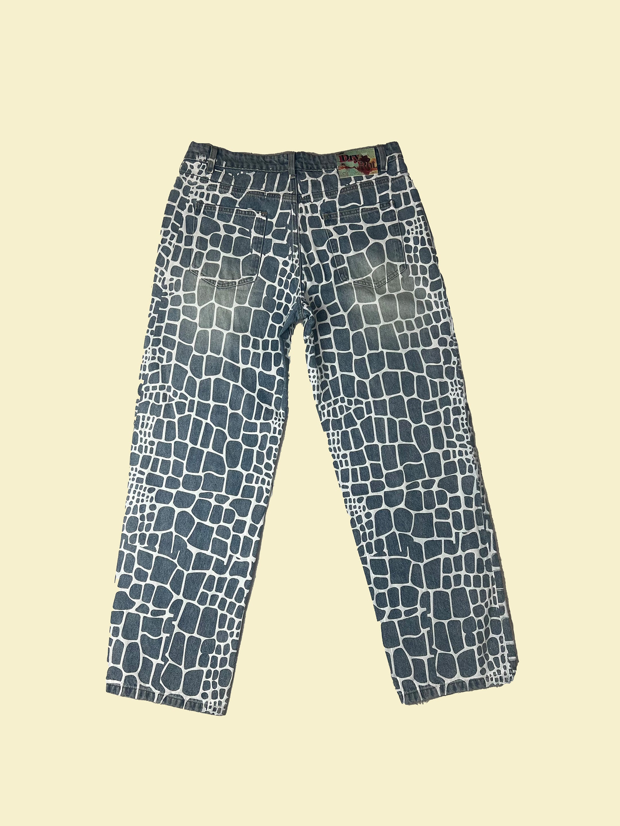DRY ROT REPTILE BLUES JEANS