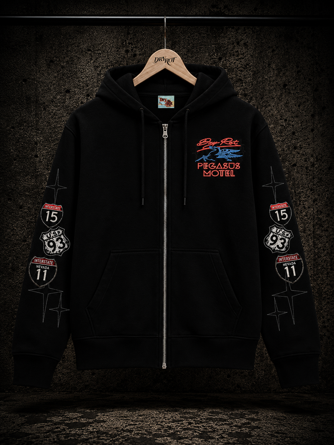 COMPLEXCON DRY ROT ROADWAY ZIP UP HOODIE