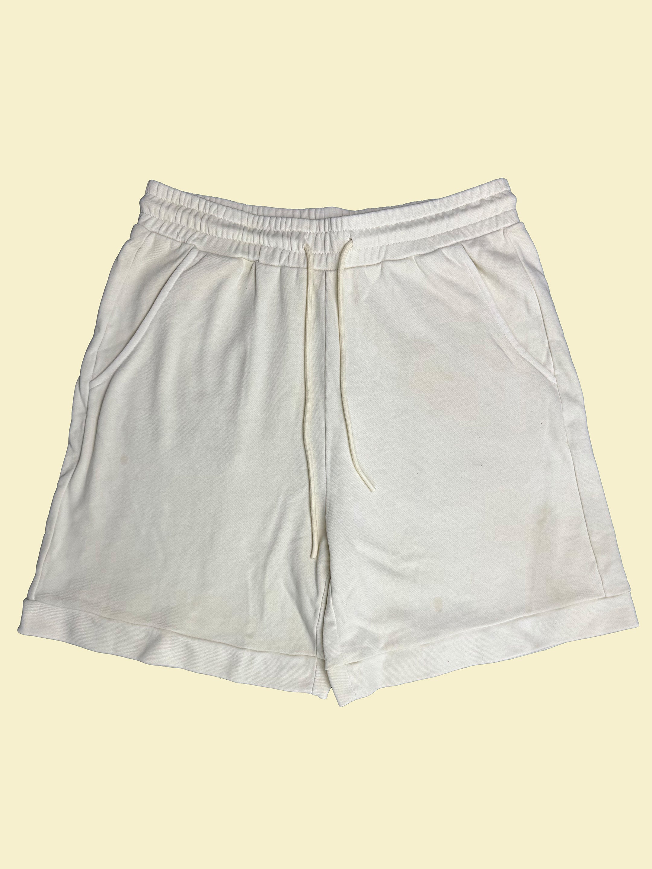 DRY ROT DRIED VINTAGE COTTON SHORT CREAM