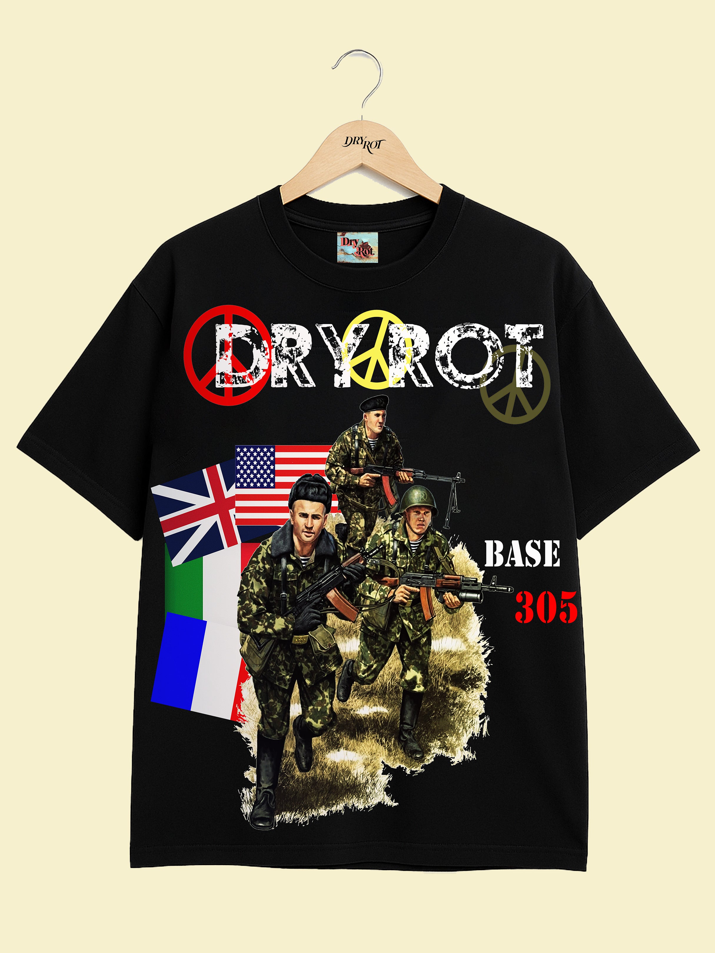 DRY ROT WAR READY BLACK TEE