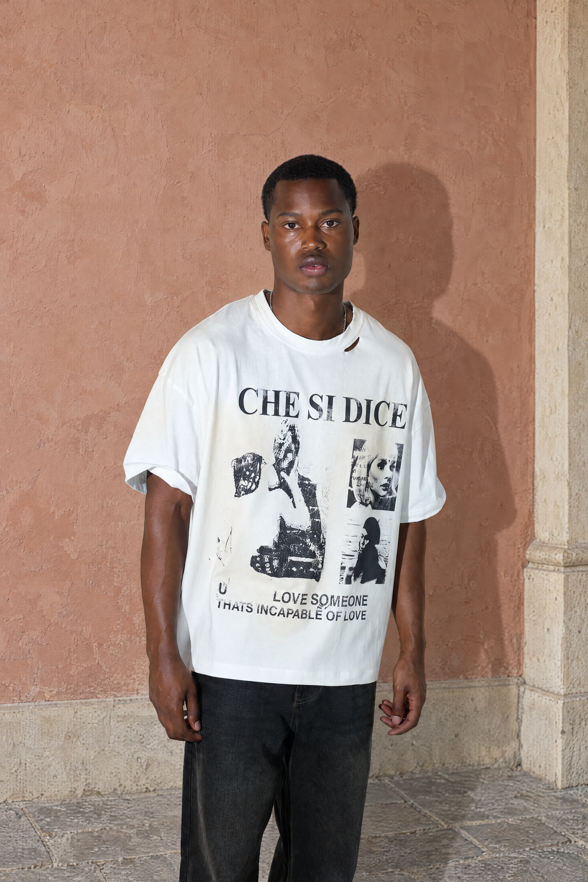CHE SI DICE NO LOVE FOUND TEE