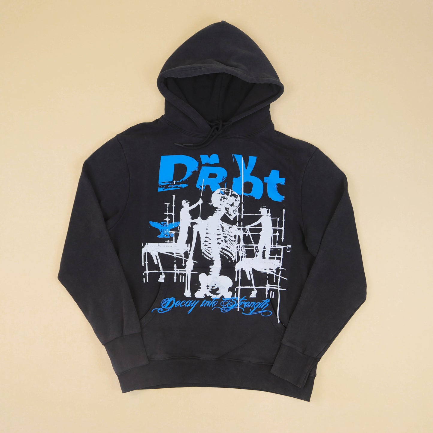 DRY ROT BUILDING BLOCKS HOODIE BLACK