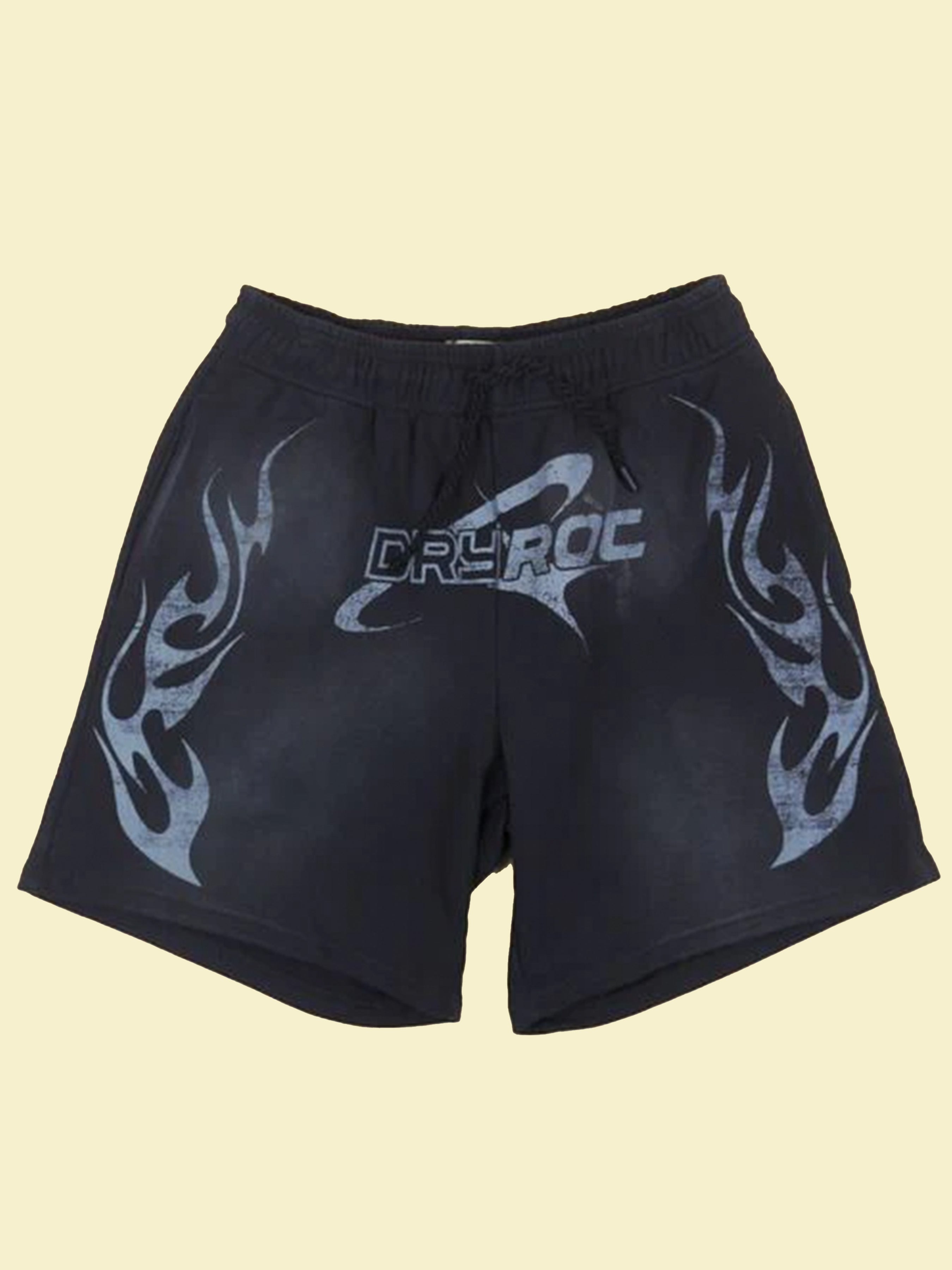 DRY ROT ROUGH RIDER COTTON SHORTS BLACK
