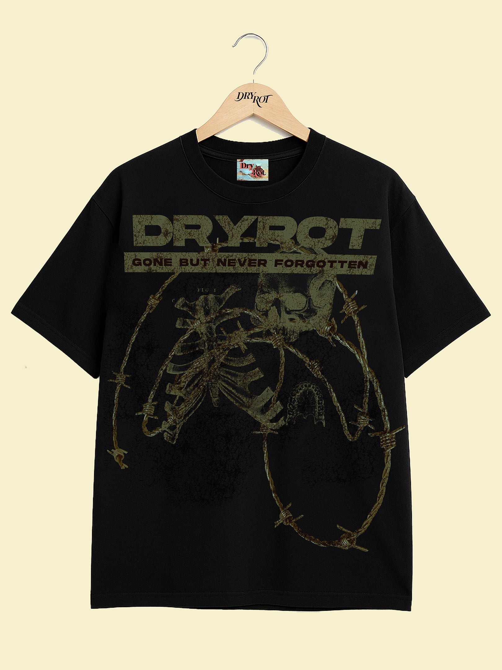 DRY ROT NEVER FORGOTTEN BLACK