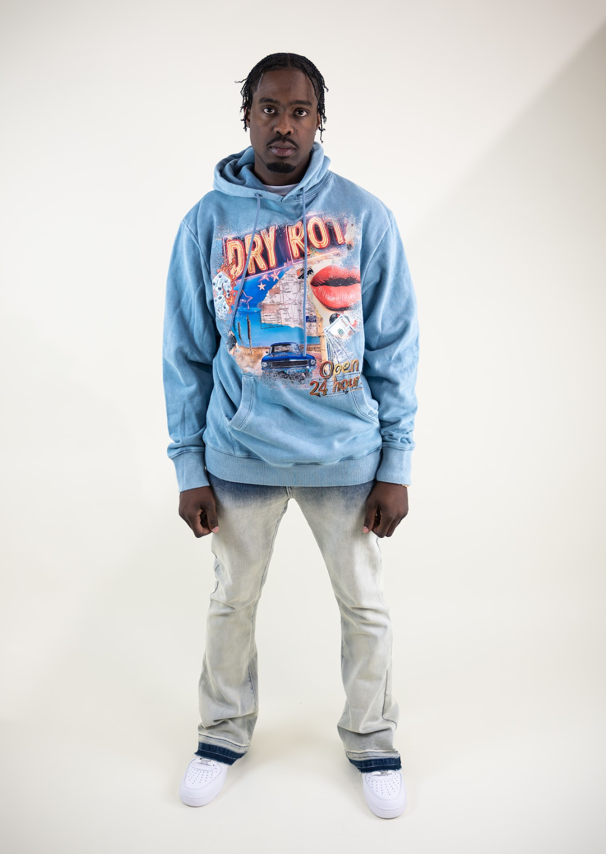 DRY ROT GUEST HOODIE BLUE