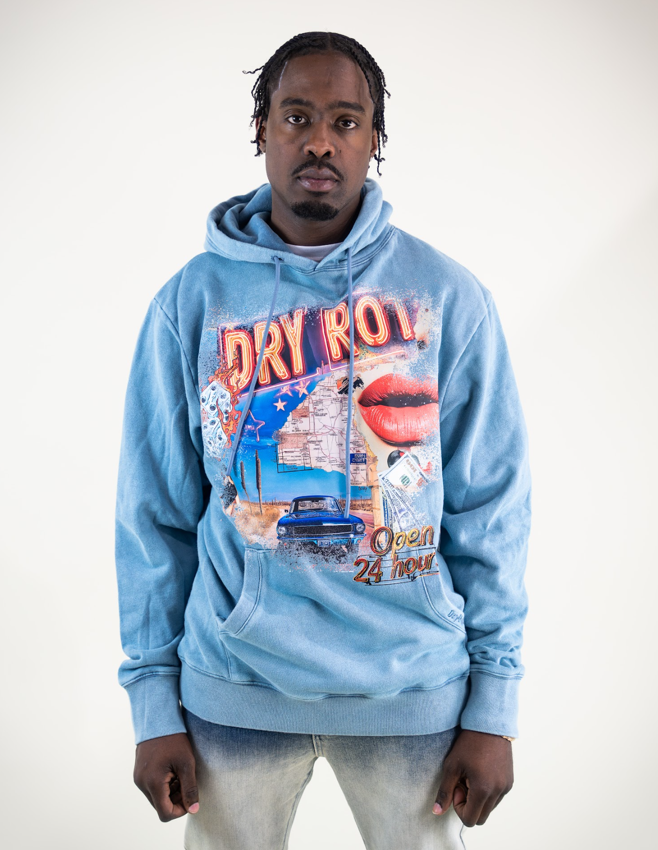 DRY ROT GUEST HOODIE BLUE