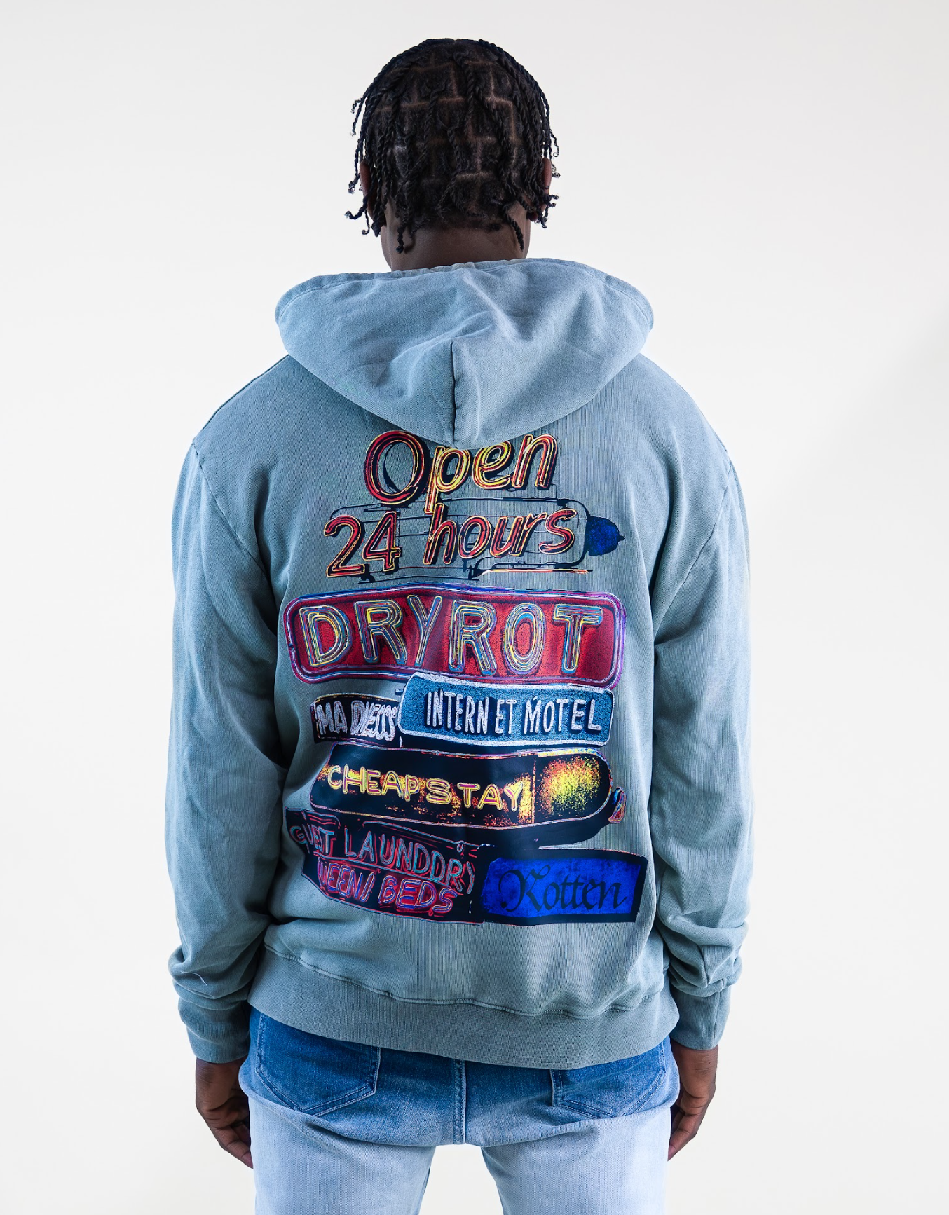 DRY ROT GUEST HOODIE BLUE