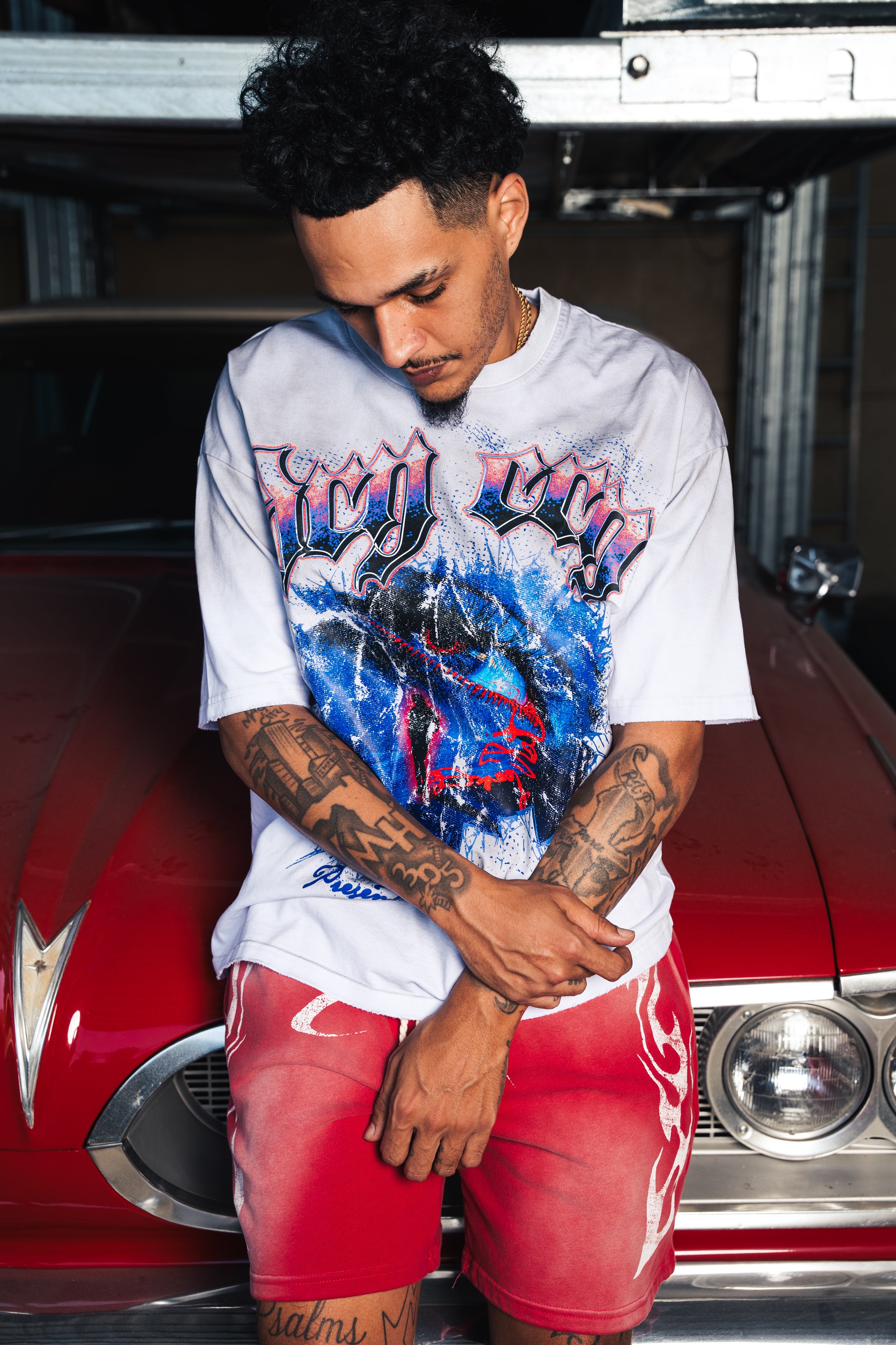 DRY ROT OVER SIZED DRY CRY TEE WHITE