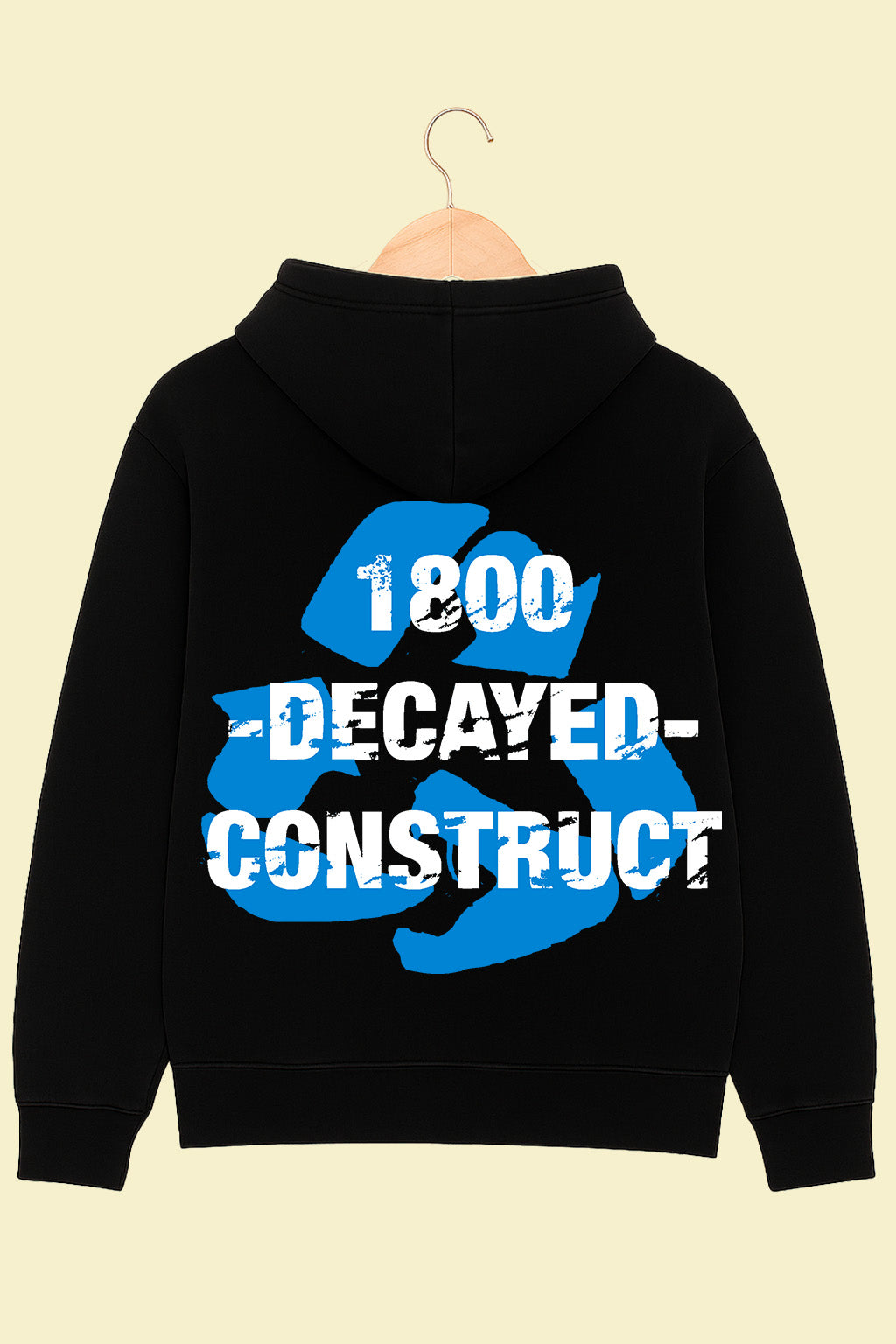 DRY ROT BUILDING BLOCKS HOODIE BLACK