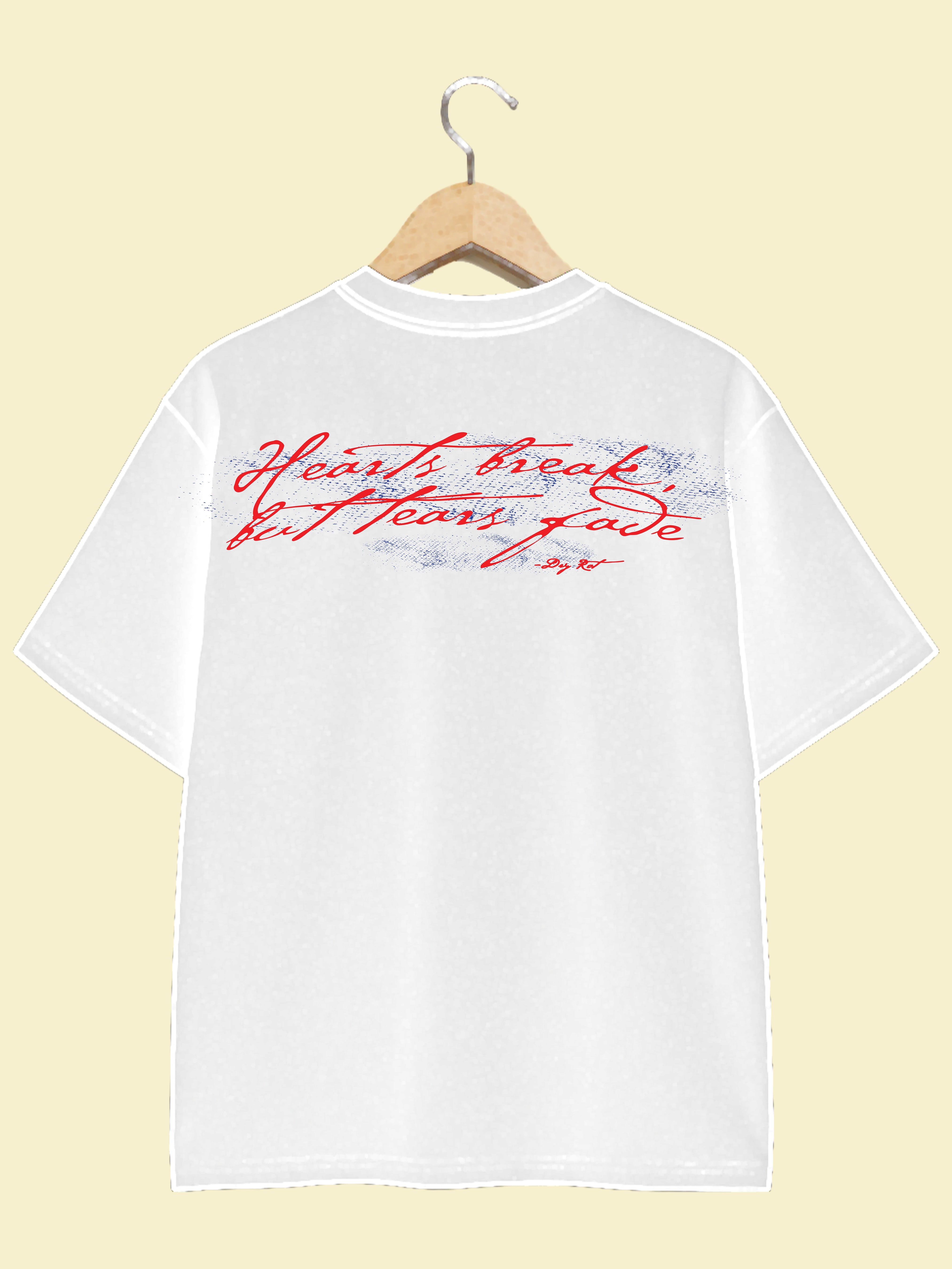 DRY ROT OVER SIZED DRY CRY TEE WHITE