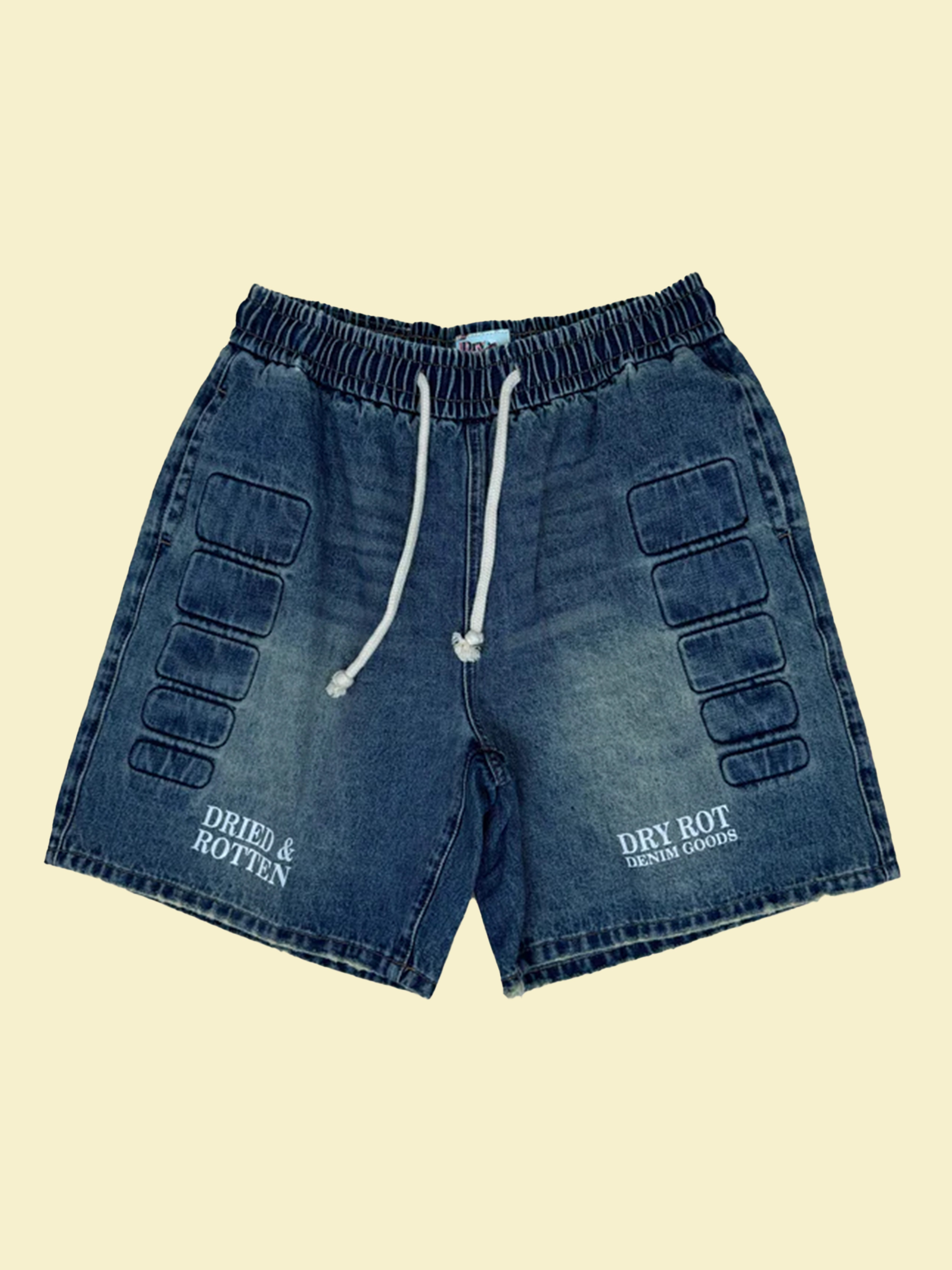 DRY ROT DENIM GOODS SHORT BLUE WASH