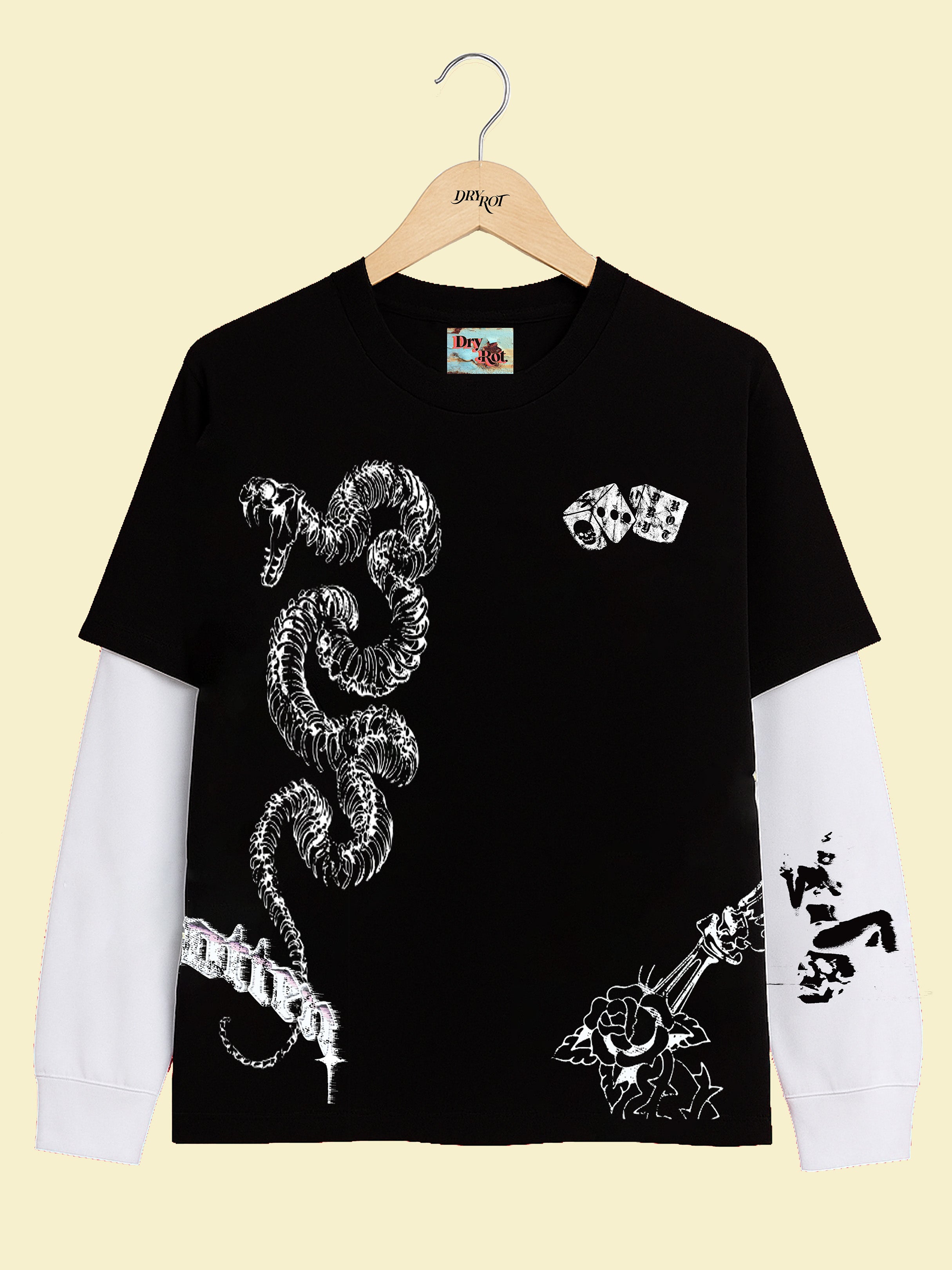 DRY ROT 4,5,6 DOUBLE LAYER L/S TEE