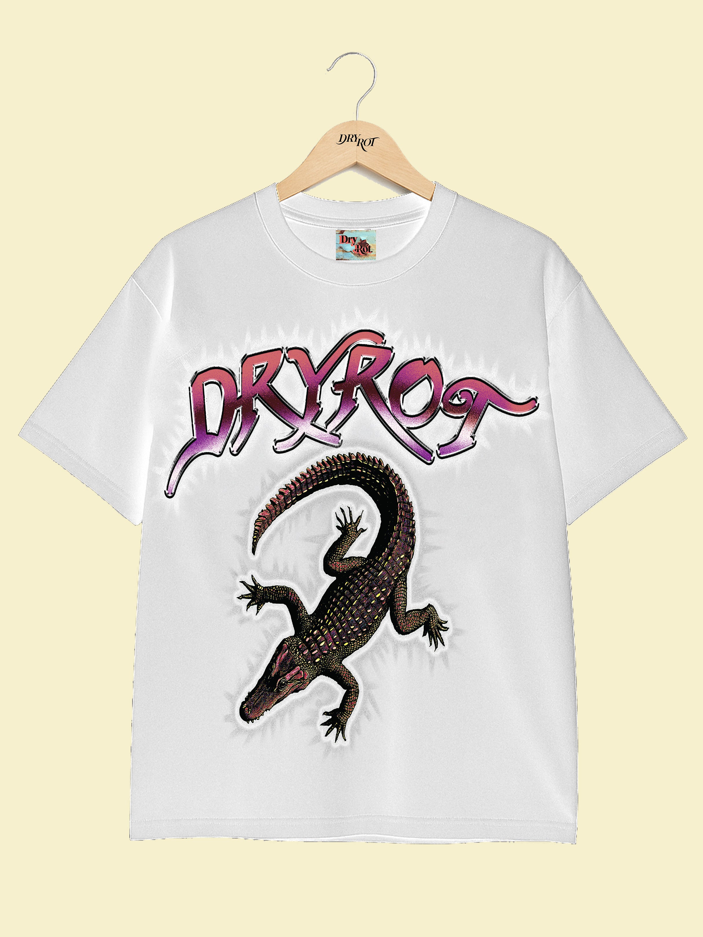 DRY ROT FL WATERS TEE WHITE