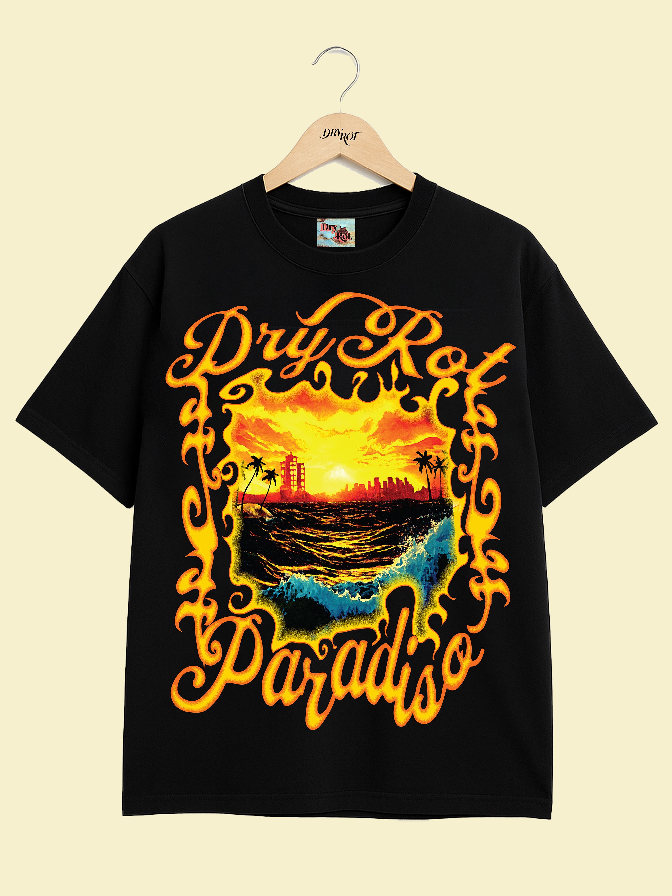 DRY ROT FAIRY TAIL TEE BLACK