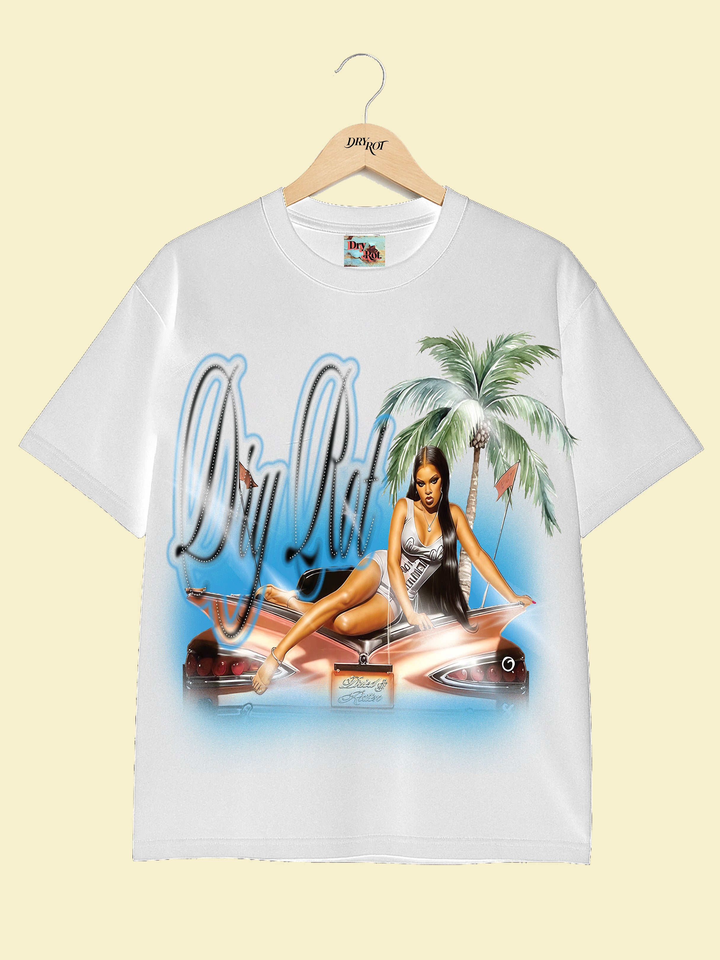 DRY ROT TAIL OF TWO CITIES TEE WHITE