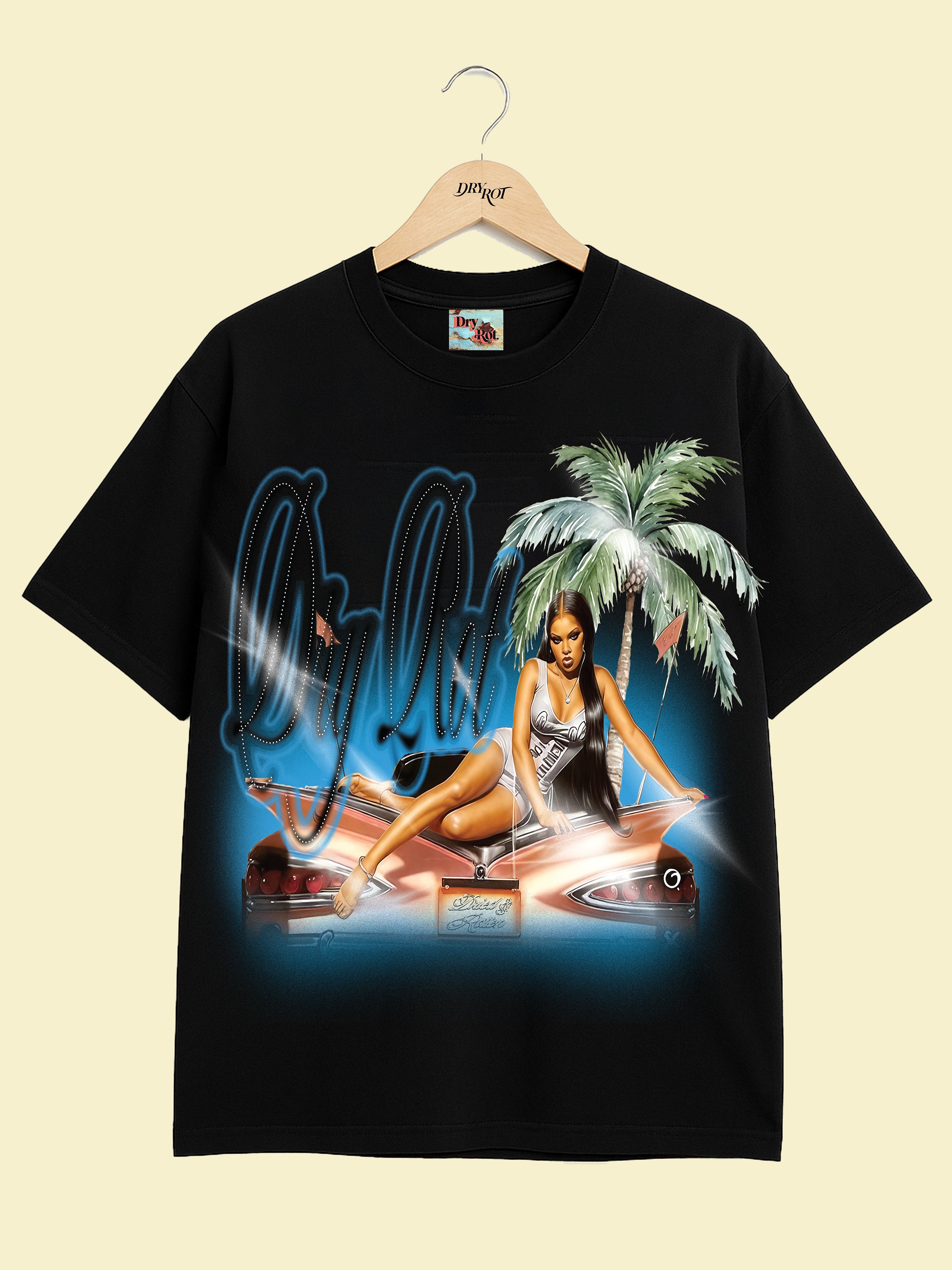DRY ROT TAIL OF TWO CITIES TEE BLACK