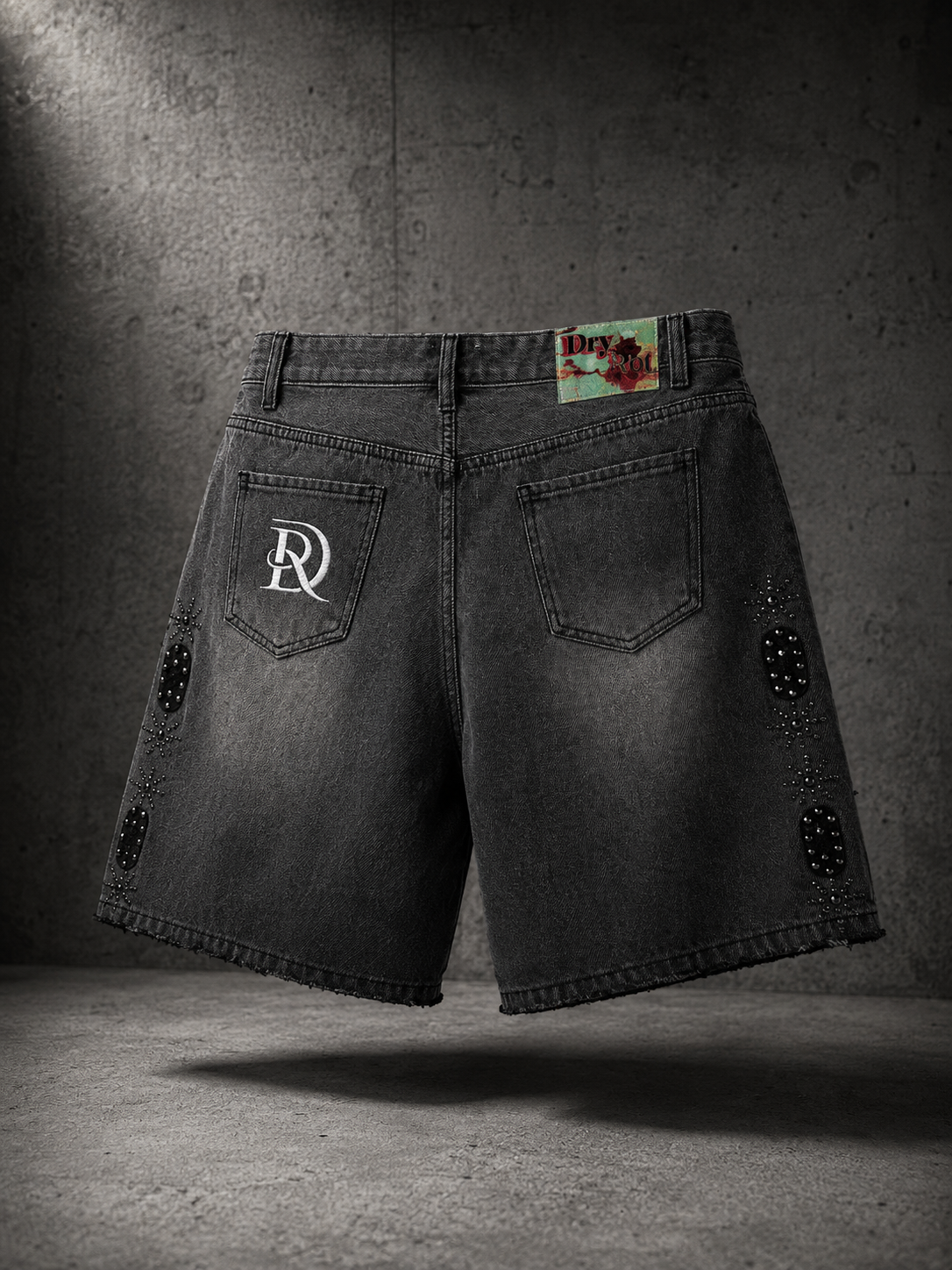 DRY ROT COWBOY JEWLZ BLACK DENIM