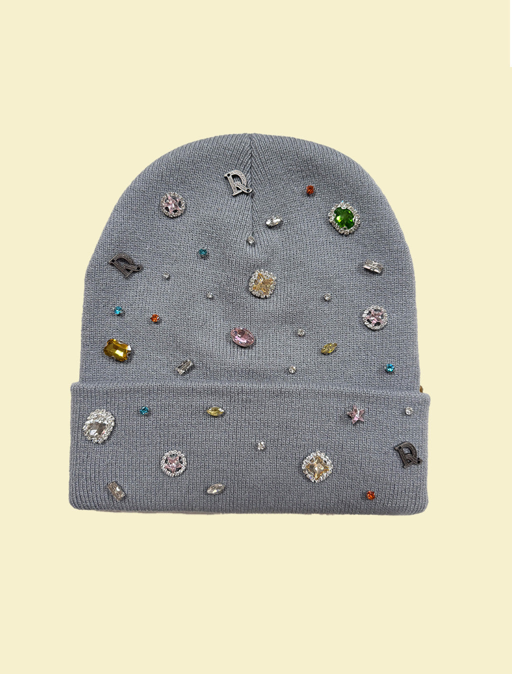 GREY GEM BEANIE
