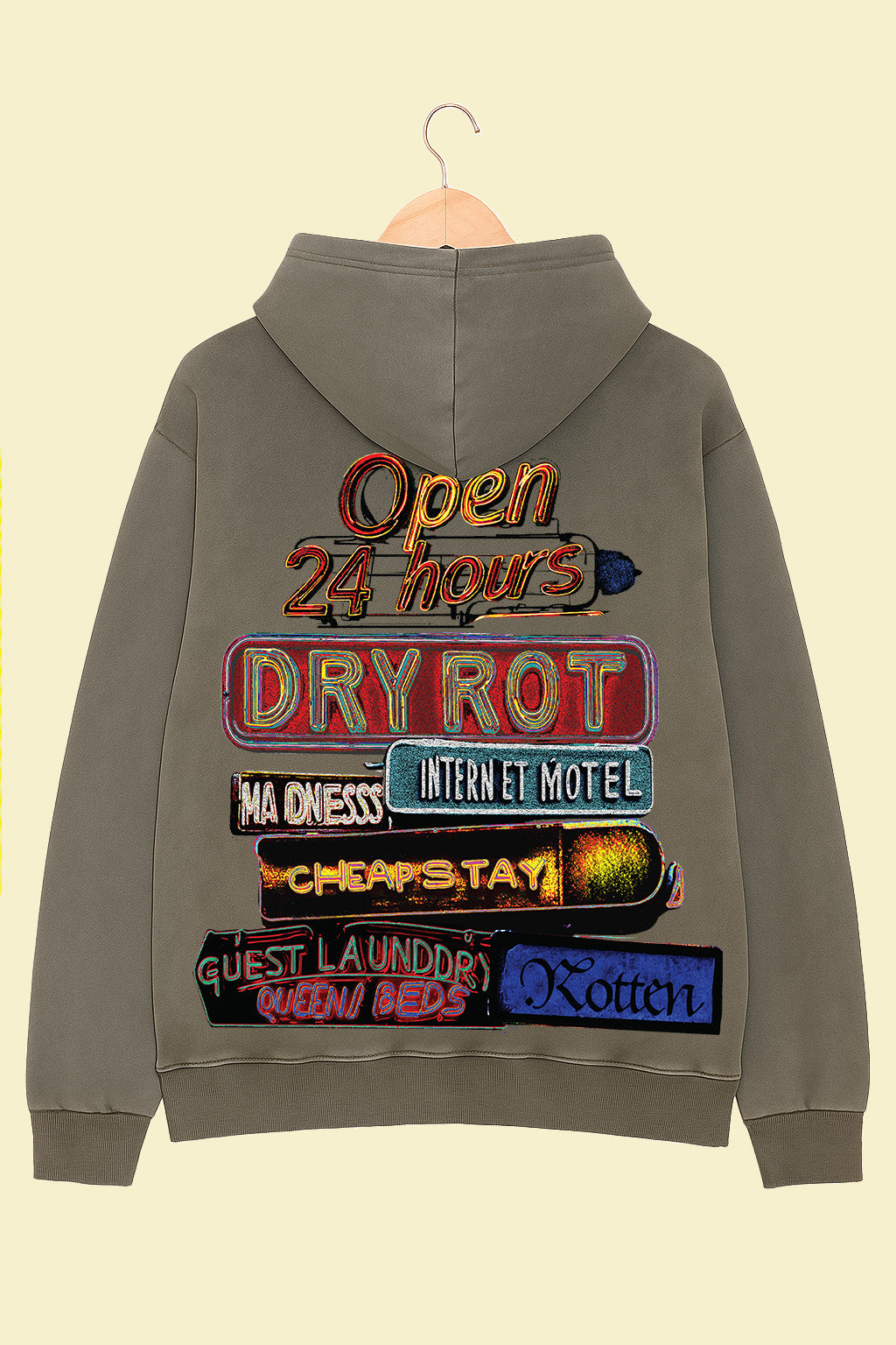 DRY ROT GUEST HOODIE GREEN