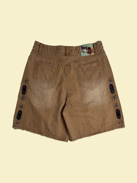 DRY ROT COWBOY JEWLZ DENIM BROWN