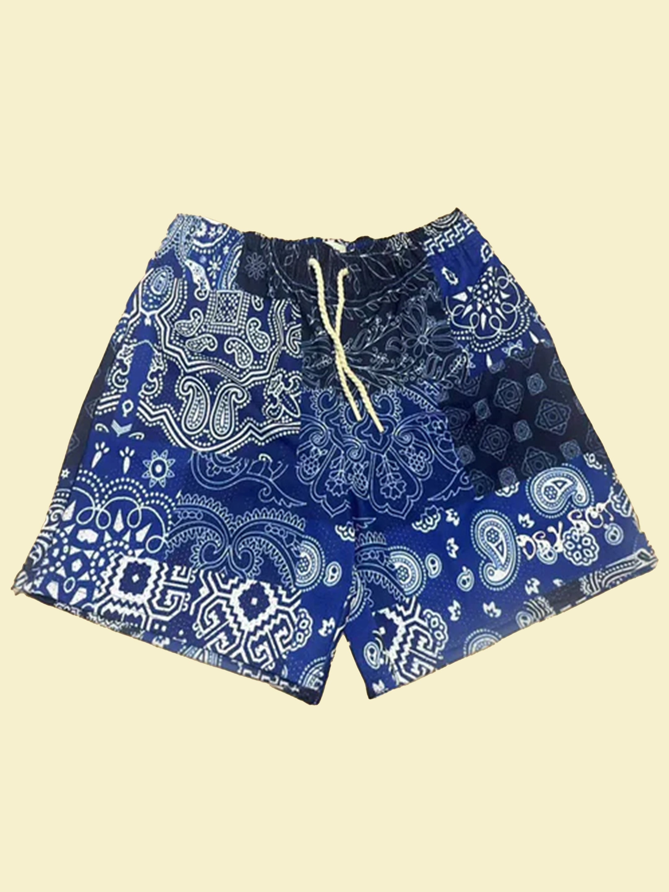 DRY ROT PAISLEY SHORTS BLUE
