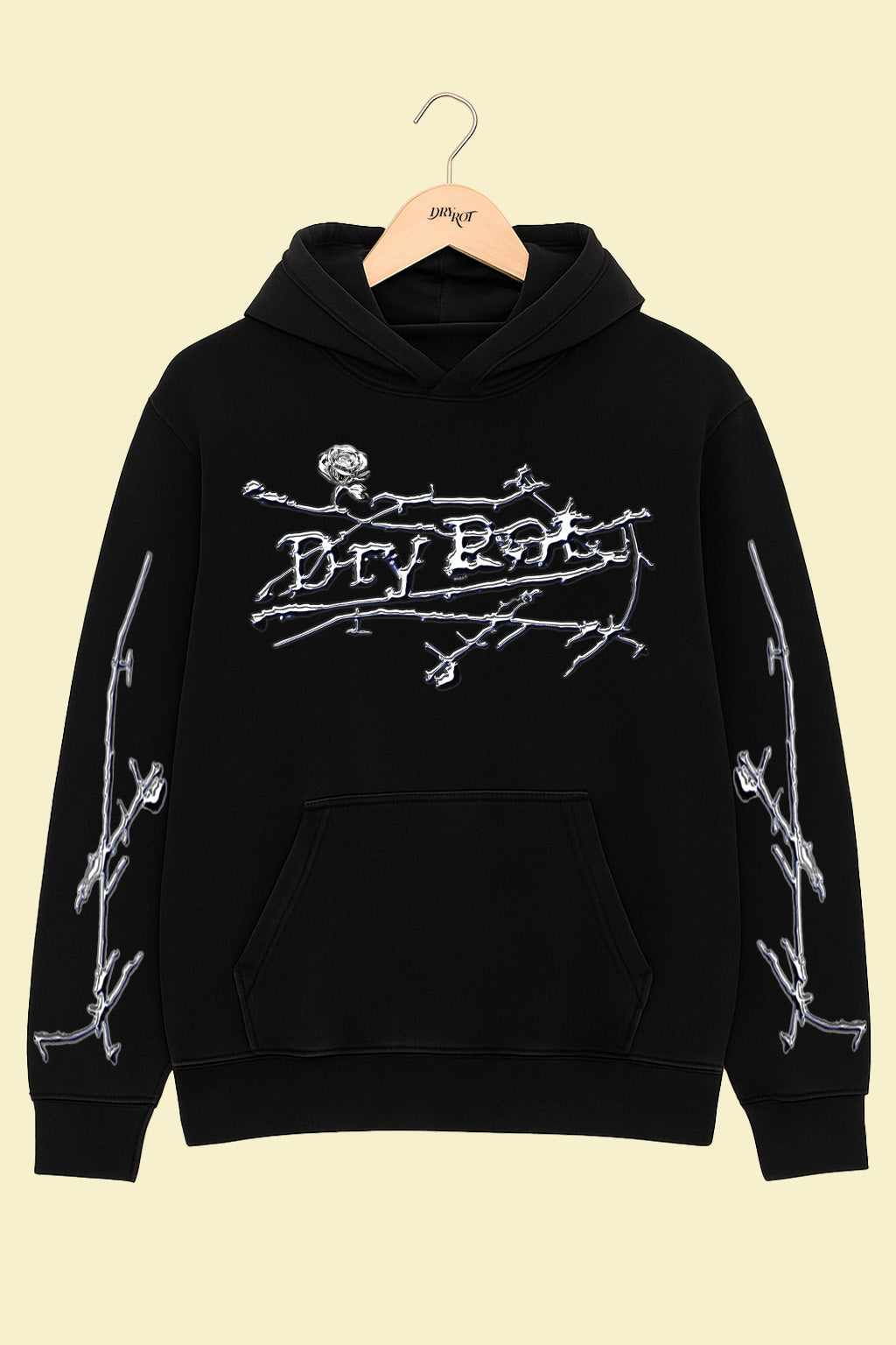 DRY ROT THORN HOODIE BLACK
