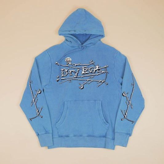 DRY ROT THORN HOODIE BLUE