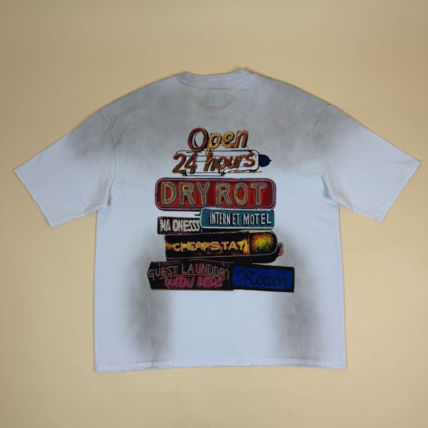 DRY ROT OVER SIZED GUEST TEE WHITE