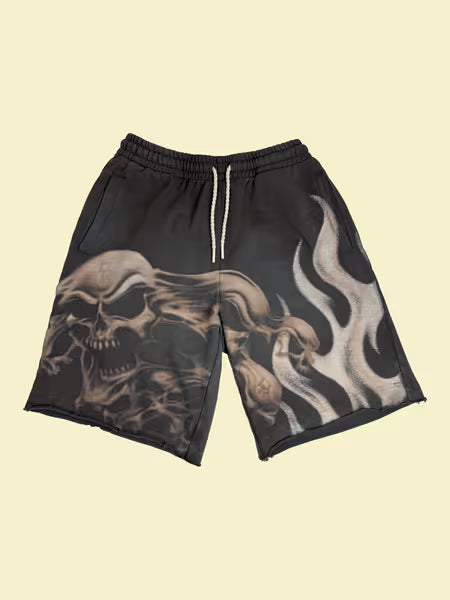 DRY ROT ROTTEN SCREAM COTTON SHORTS
