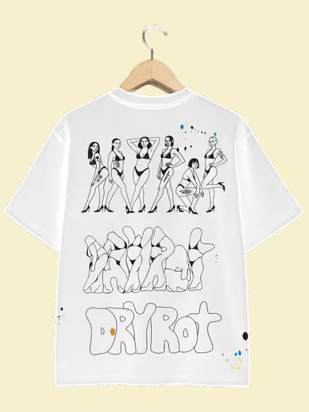 DRY ROT DIRTY SILO TEE WHITE