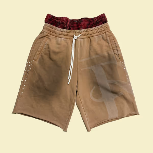 DRY ROT DUST & BLOOD COTTON SHORTS