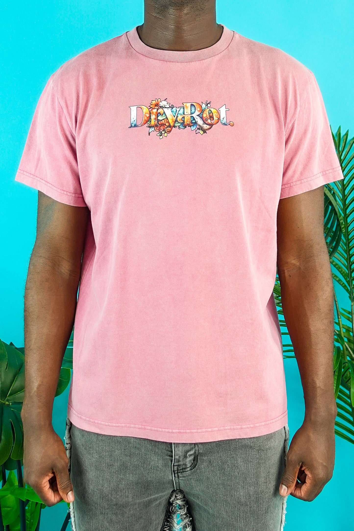 DRY ROT PLEASURES TEE PINK