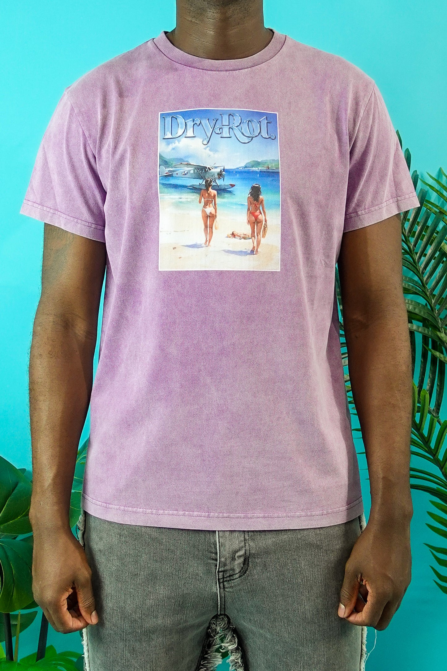 DRY ROT PLAYA TEE PURPLE