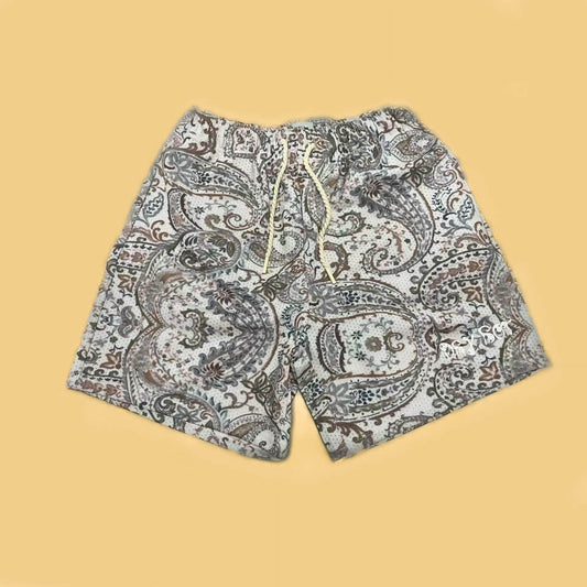 DRY ROT PAISLEY SHORTS TAN