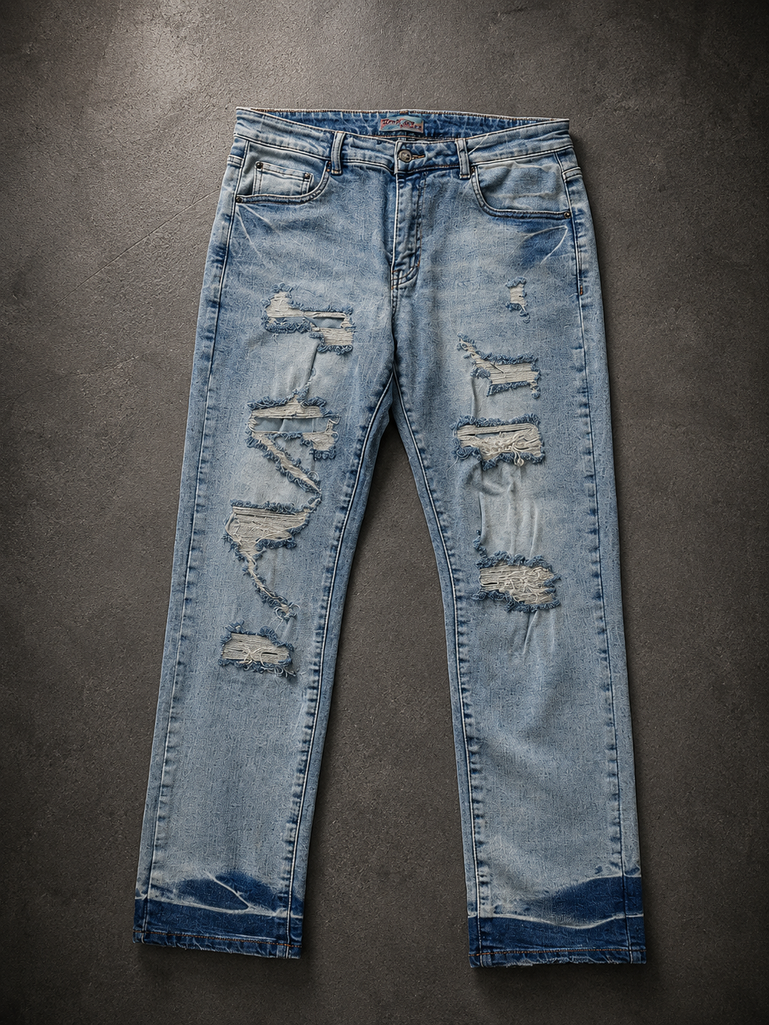 DRY ROT TWO TONE STANDARD DENIM TEARS