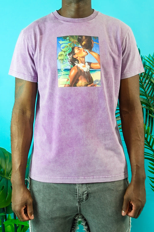 DRY ROT AGUA TEE PURPLE