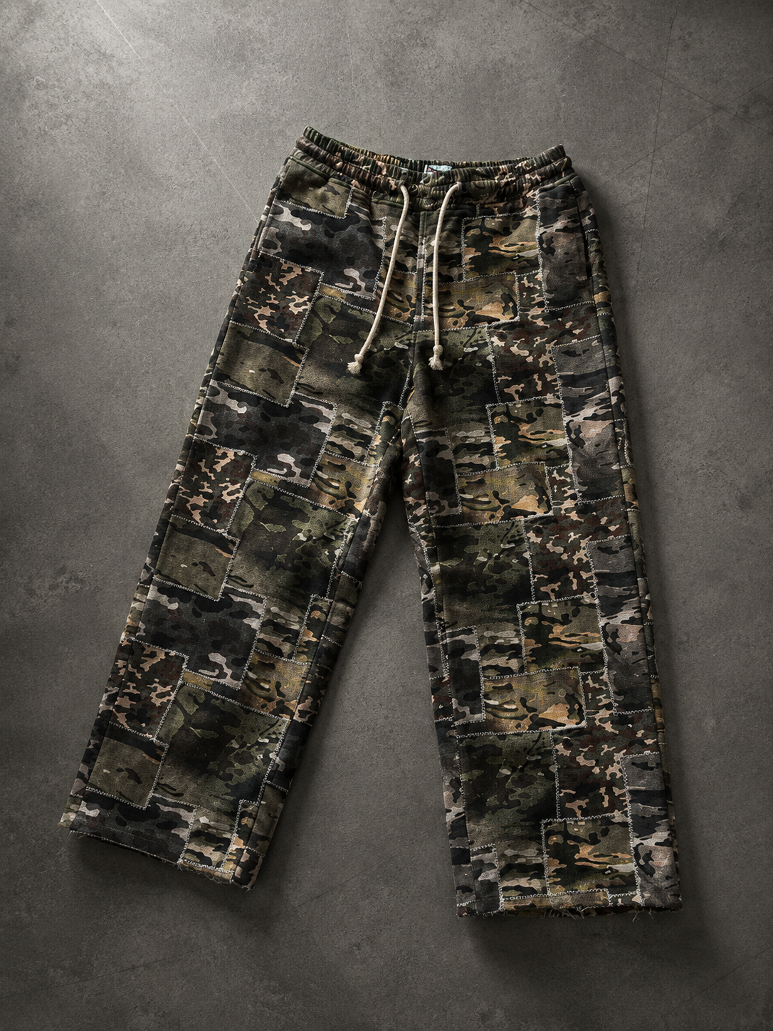 DRY ROT STITCH CAMO PANTS
