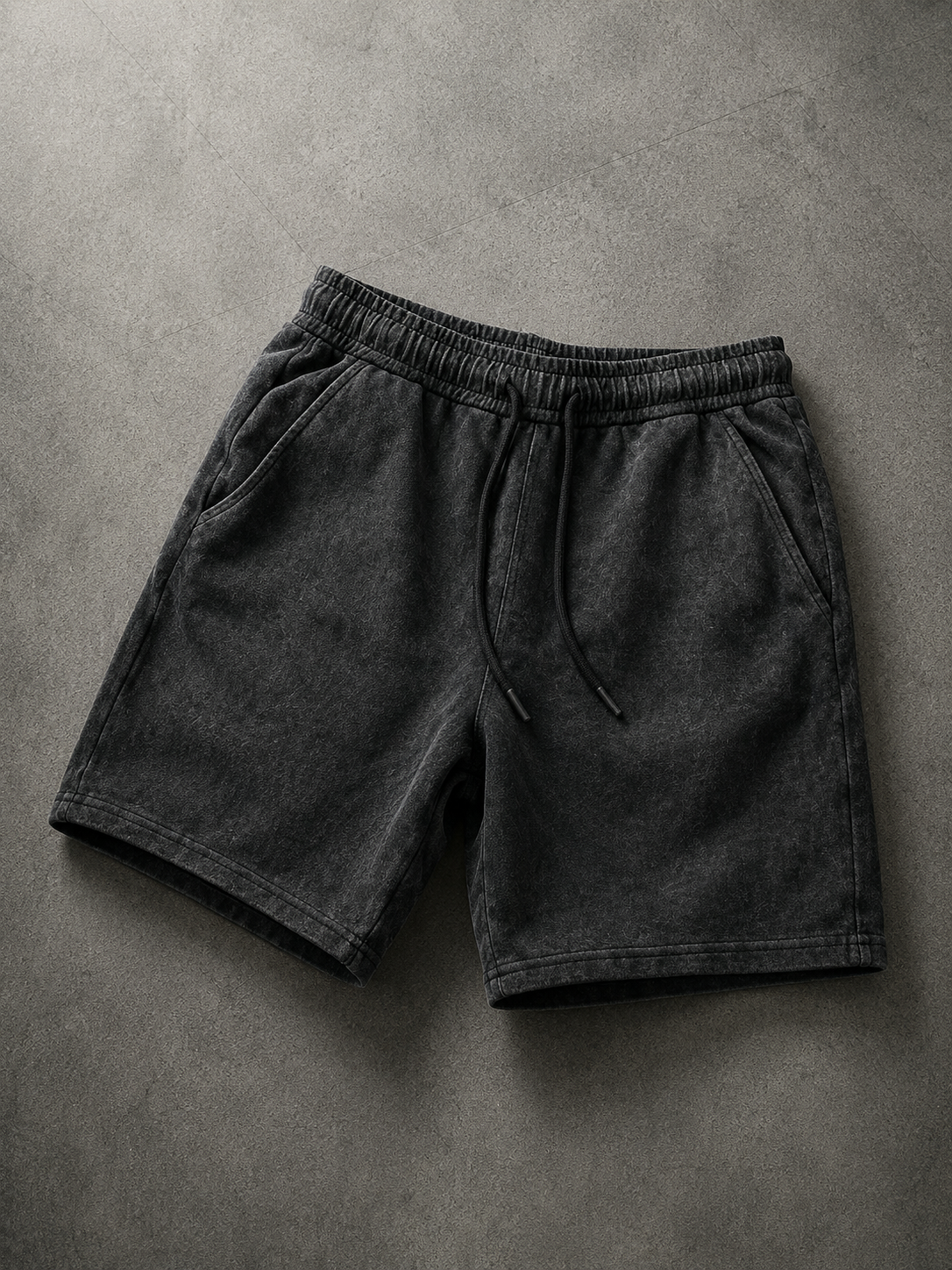 DRY ROT DRIED VINTAGE COTTON SHORT BLK