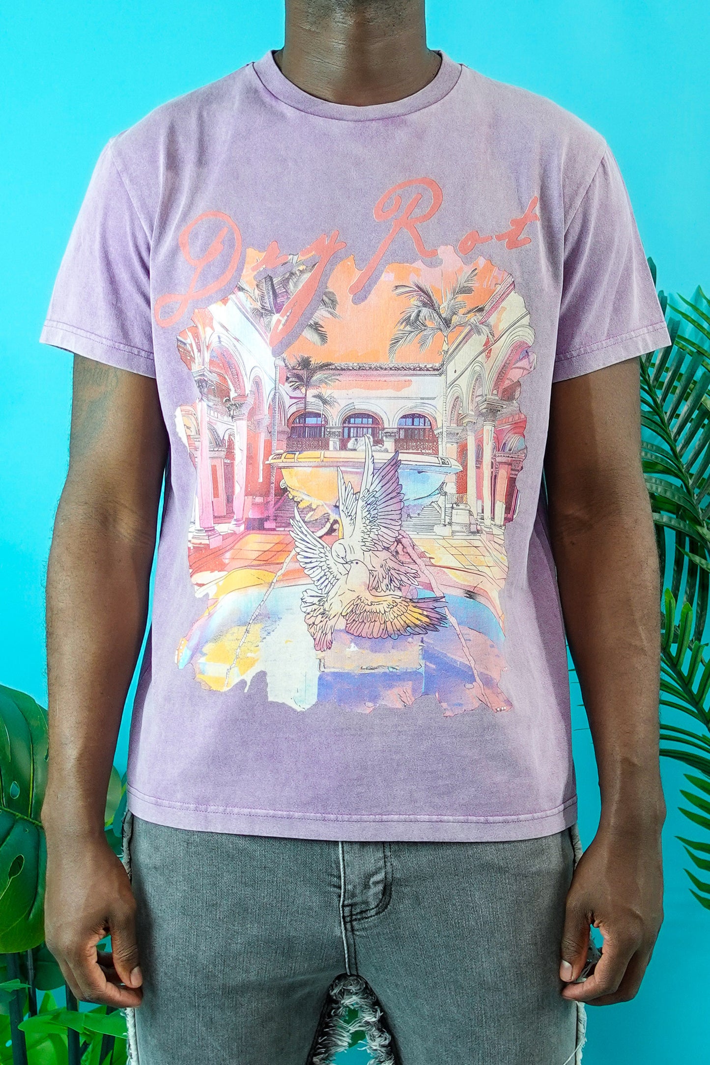 DRY ROT VILLA TEE PURPLE