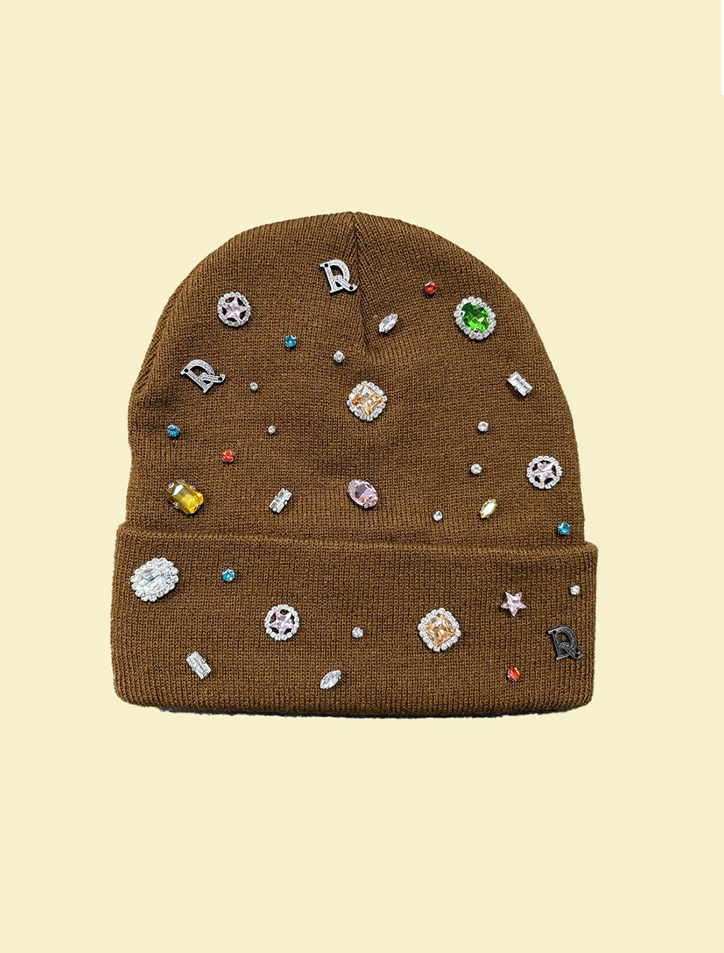 DRY ROT BROWN GEM BEANIE