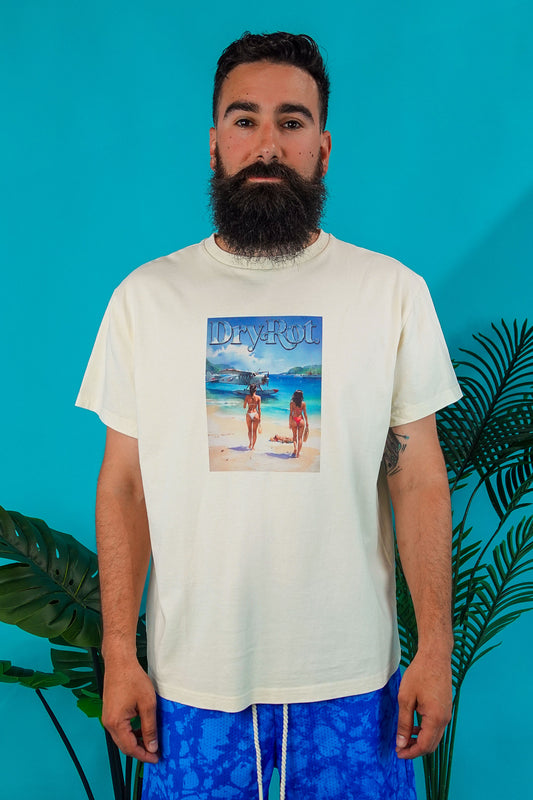 DRY ROT PLAYA TEE CREAM