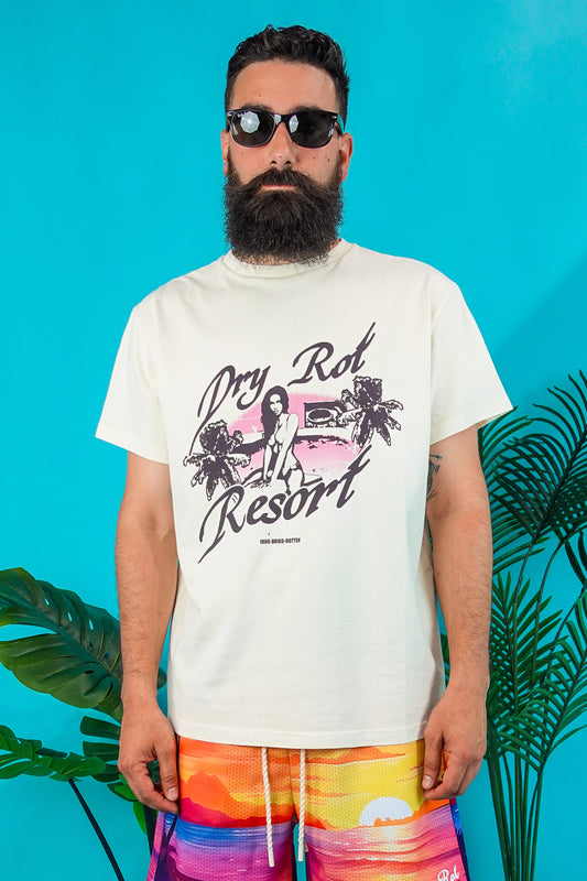 DRY ROT RESORT TEE CREAM