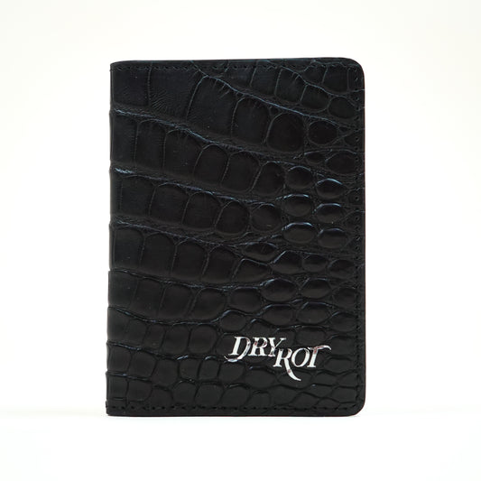 BASEL EXOTIC WALLET CROC BLK