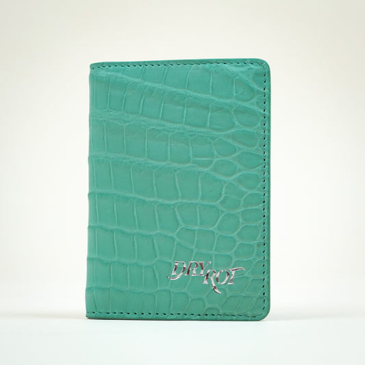 BASEL EXOTIC WALLET CROC TEAL