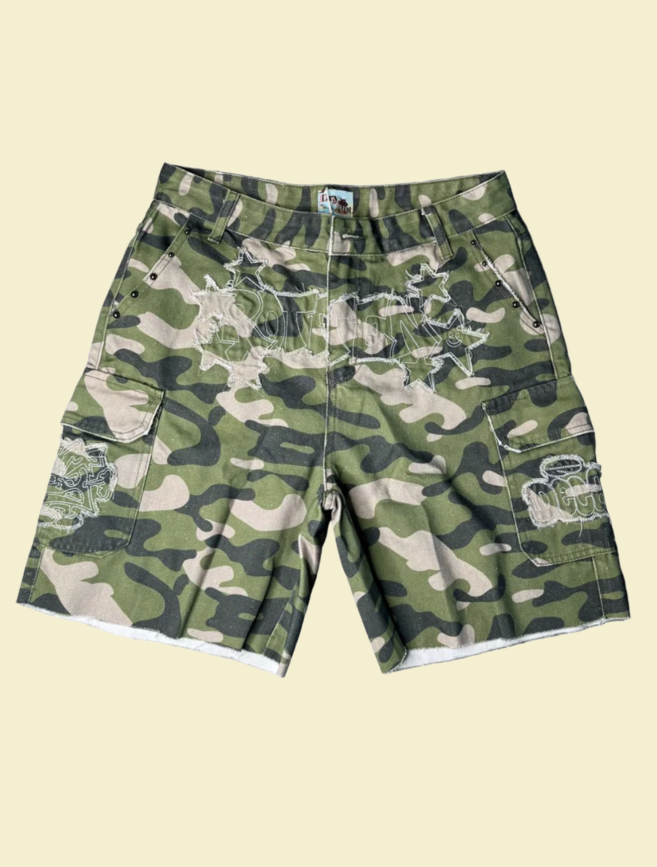 DRY ROT Unruly Camo Cargo Shorts