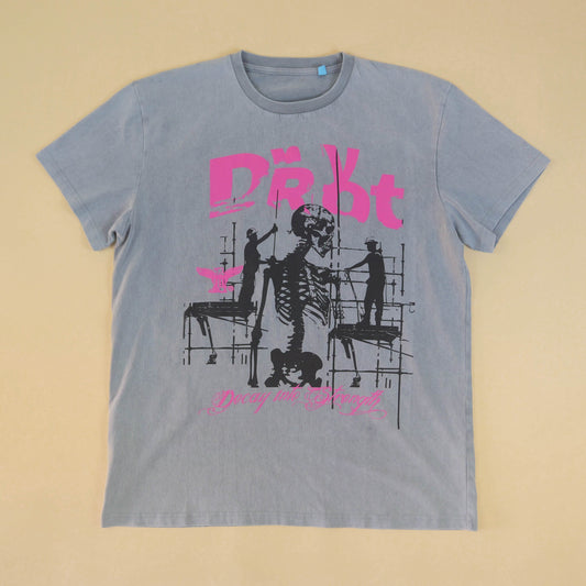 DRY ROT BUILDING BLOCKS TEE GREY