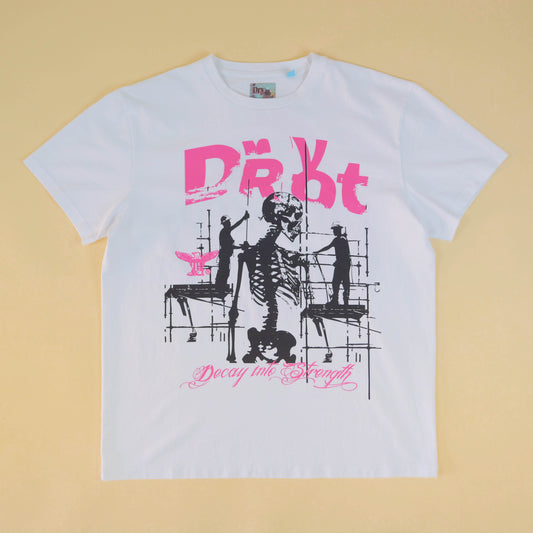 DRY ROT BUILDING BLOCKS TEE WHITE