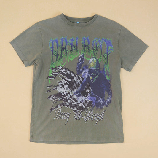 DRY ROT MOTO TEE GREEN