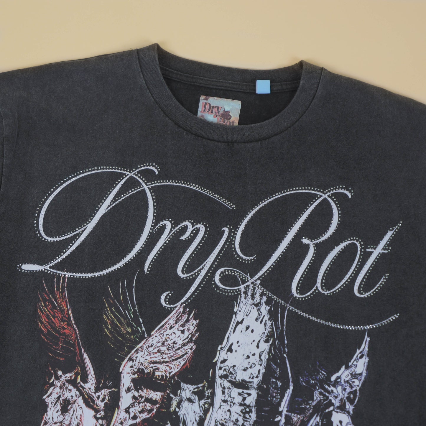 DRY ROT PEGASUS TEE BLACK